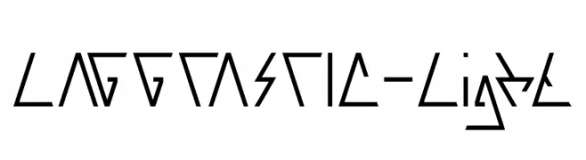 LAGGTASTIC-Light  Frei Schriftart Herunterladen