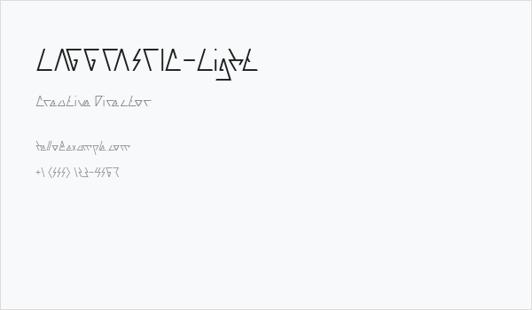 LAGGTASTIC-Light Business Card