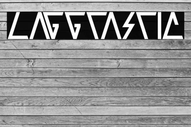 LAGGTASTIC Font examples