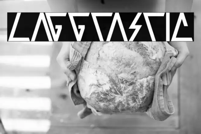 LAGGTASTIC Font examples