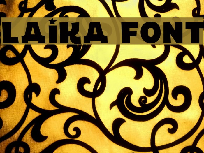 LAIKA Font examples