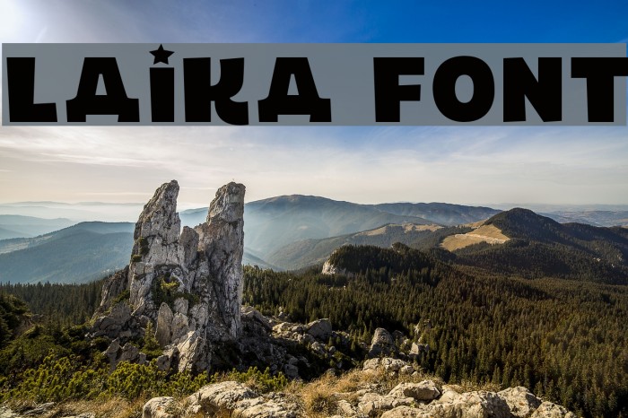LAIKA Font examples