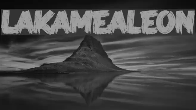 LAKAMEALEON Font examples