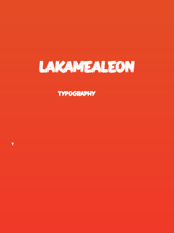 LAKAMEALEON Poster