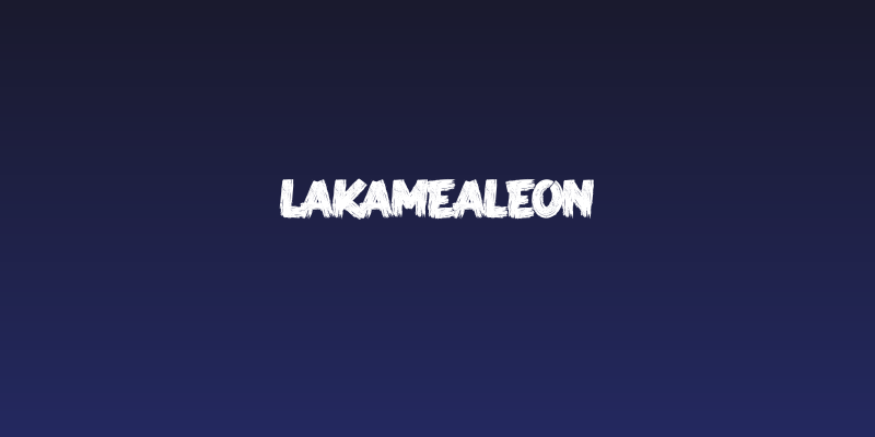 LAKAMEALEON Social Header
