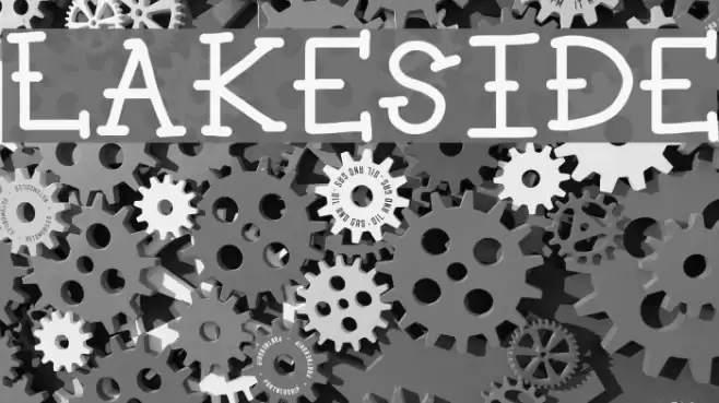 LAKESIDE Font examples