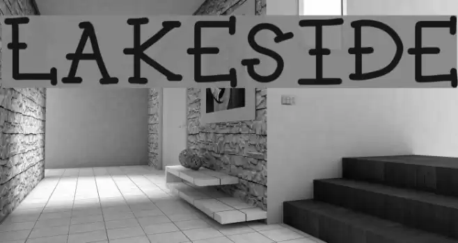 LAKESIDE Font examples