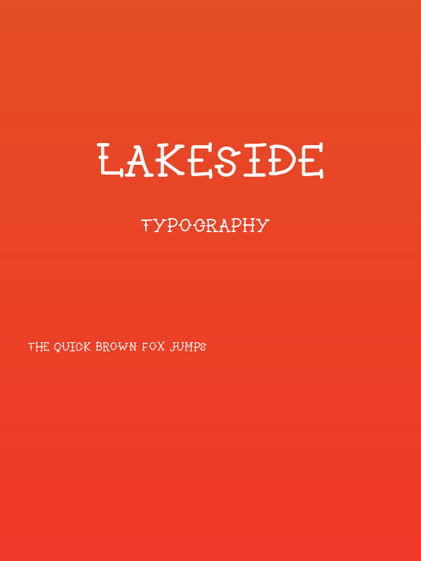 LAKESIDE Poster