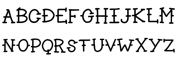 LAKESIDE Font LOWERCASE