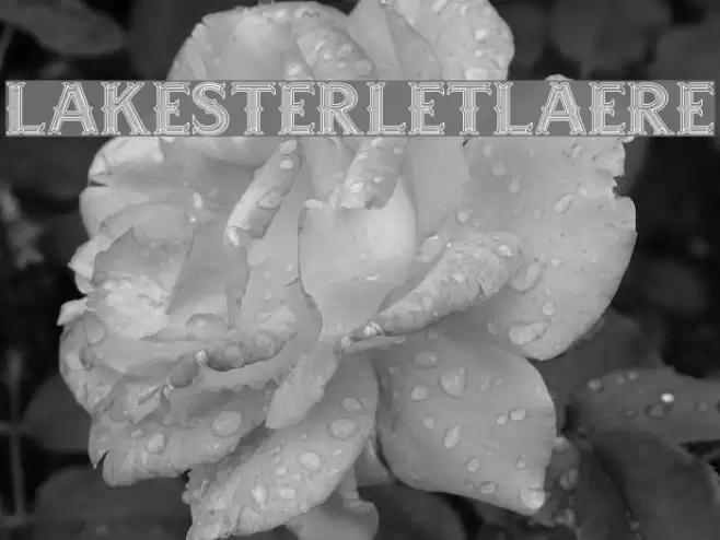 LAKESTERINLINEOPTION2LAYER3DEMO Font examples