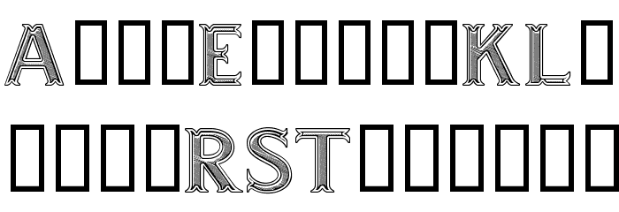 LAKESTERINLINEOPTION2LAYER3DEMO Font LOWERCASE