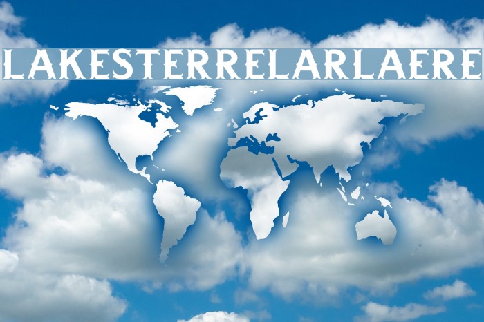 LAKESTERREGULARLAYER1DEMO Font examples