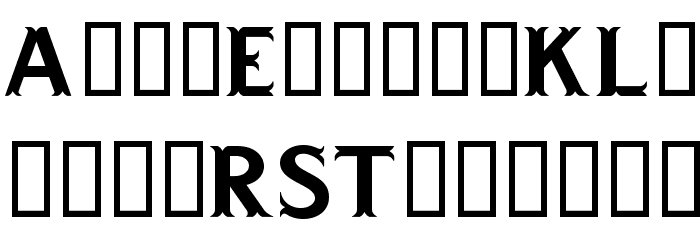 LAKESTERREGULARLAYER1DEMO Font LOWERCASE
