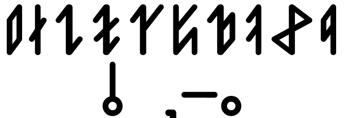 LALProtoBold Font OTHER CHARS