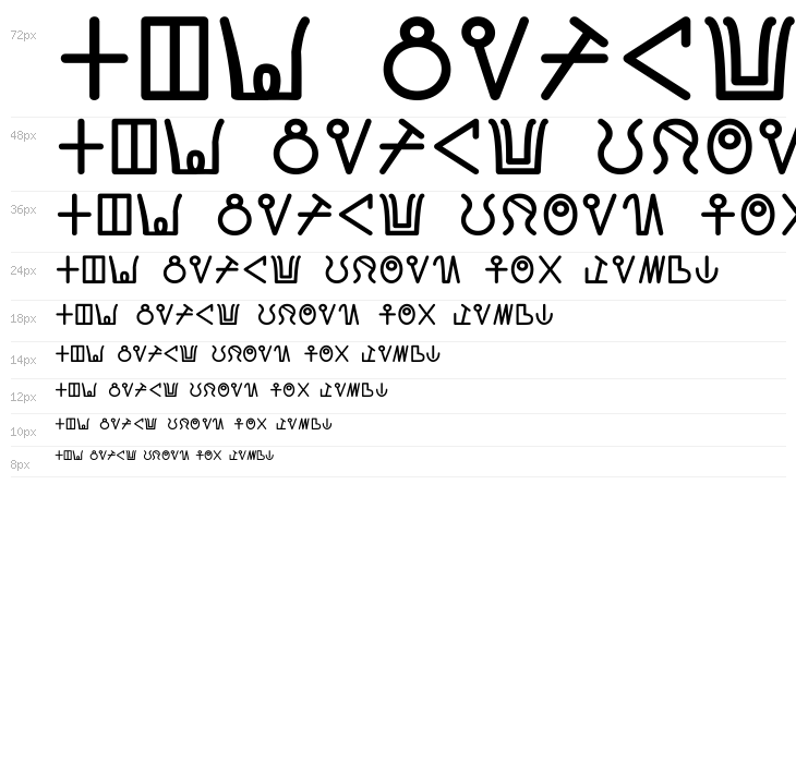 LALProtoBold Waterfall