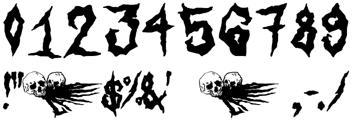 LAMEBRAINS Font OTHER CHARS