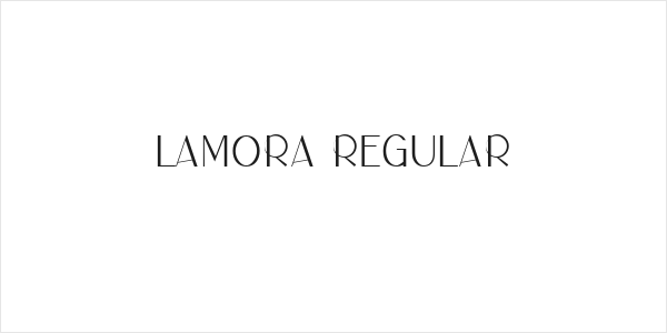 LAMORA Regular Logo
