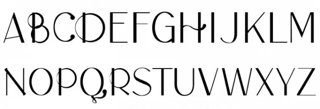 LAMORA Regular 字体 小写