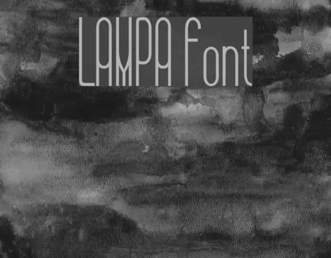 LAMPA Font examples