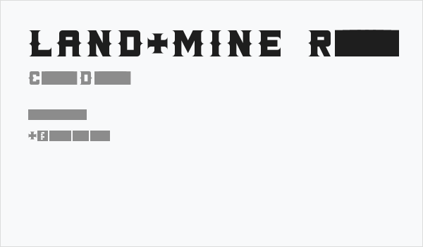 LAND+MINE Regular Business Card