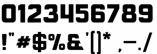 LANDEPZ Font OTHER CHARS