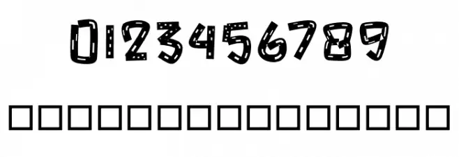 LANDOT Font Alte caractere