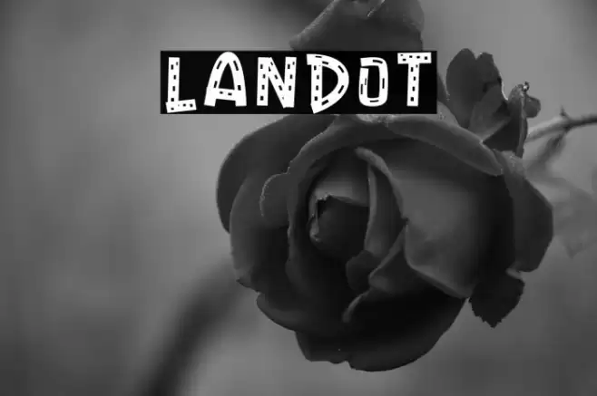 LANDOT Font examples