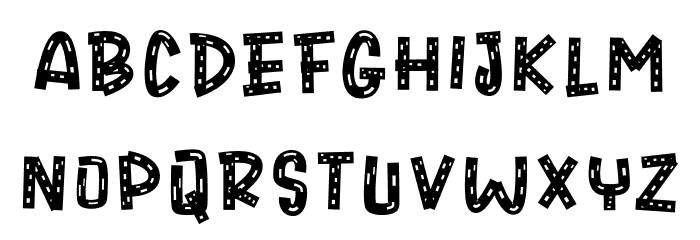 LANDOT Font Litere mici