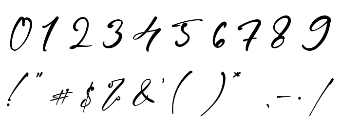 LANEKY HAIZEN Font OTHER CHARS
