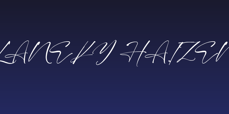 LANEKY HAIZEN Social Header