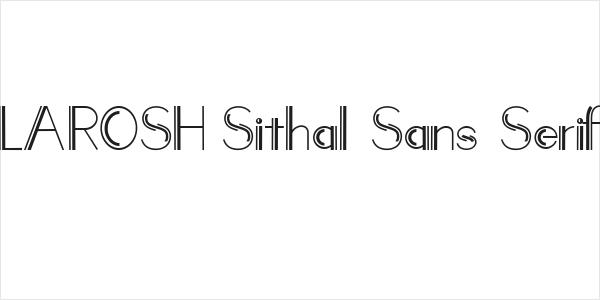 LAROSH Sithal Sans Serif Logo