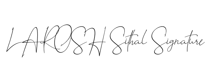 LAROSH Sithal Signature  免费字体下载