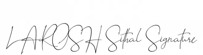 LAROSH Sithal Signature  Frei Schriftart Herunterladen
