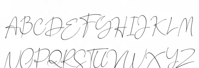 LAROSH Sithal Signature Font OTHER CHARS