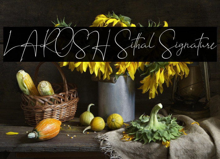 LAROSH Sithal Signature Example 1