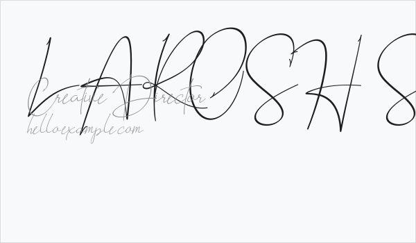 LAROSH Sithal Signature Business Card