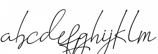 LAROSH Sithal Signature خط أحرف صغيرة