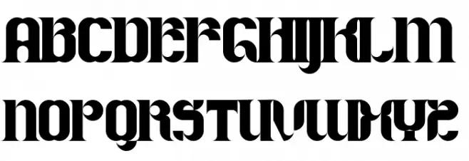 LASO Serif Regular 字体 大写