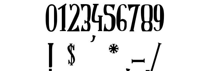 LATRUITEAPAPA B Font OTHER CHARS