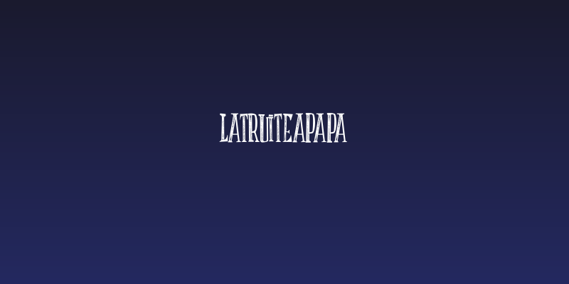 LATRUITEAPAPA Social Header