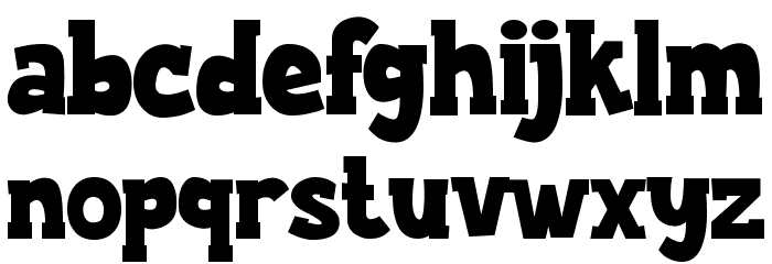 LAUGHTER 字体 小写
