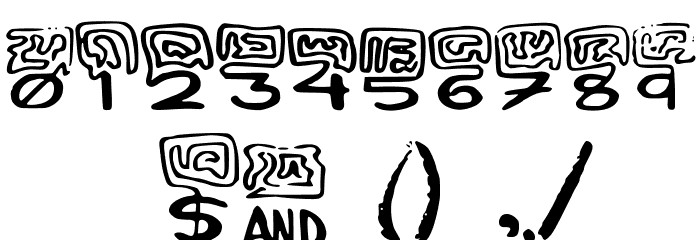 LAVALAMP-Regular Font OTHER CHARS