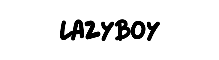 LAZY BOY  font caratteri gratis