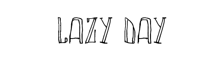 LAZY DAY Font