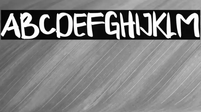 LAZY MACOLLA Font examples