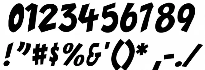 LAZYTOWN Font OTHER CHARS