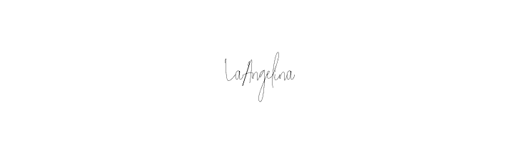 La Angelina Шрифта