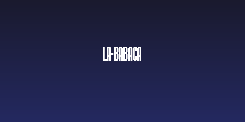 La-Babaca Social Header