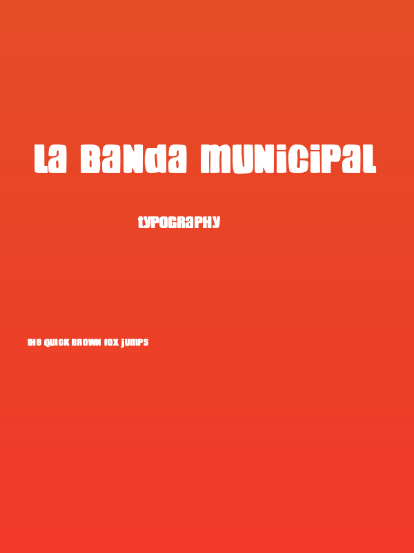 La Banda Municipal Poster