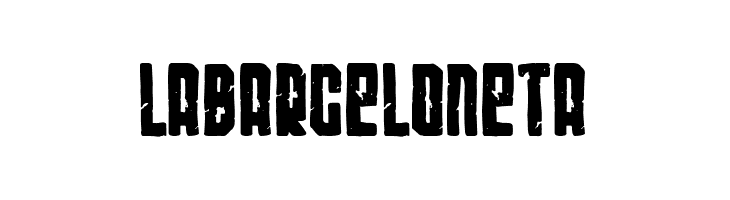 La Barceloneta  フリーフォントのダウンロード